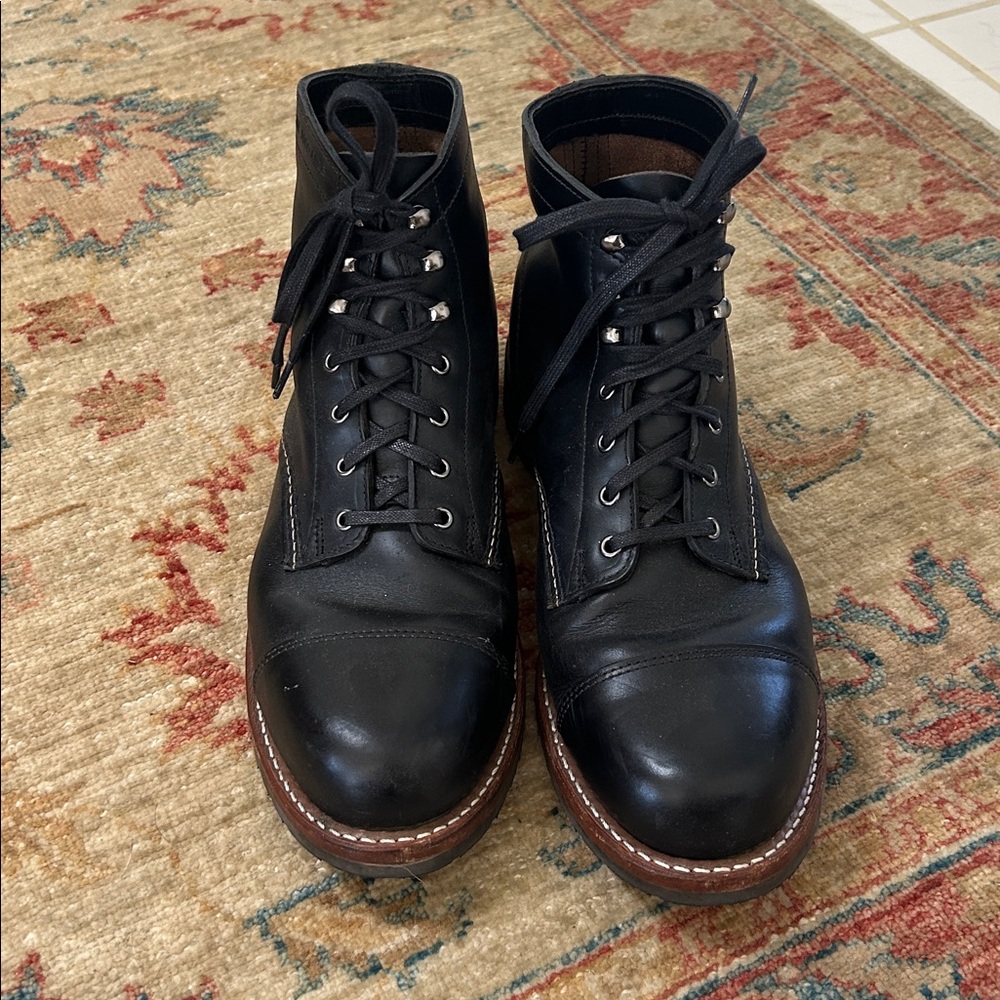 Wolverine 1000 Mile Cap-Toe Boot - Black Leather - Picture 6 of 13